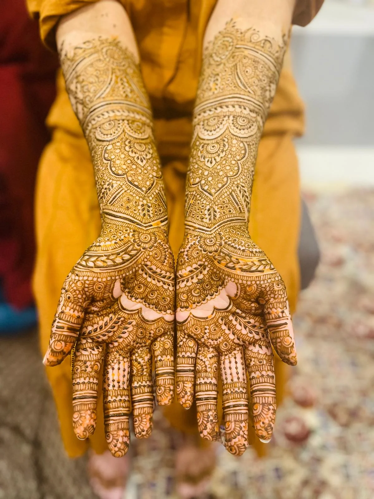 Bridal henna design 3 of 19