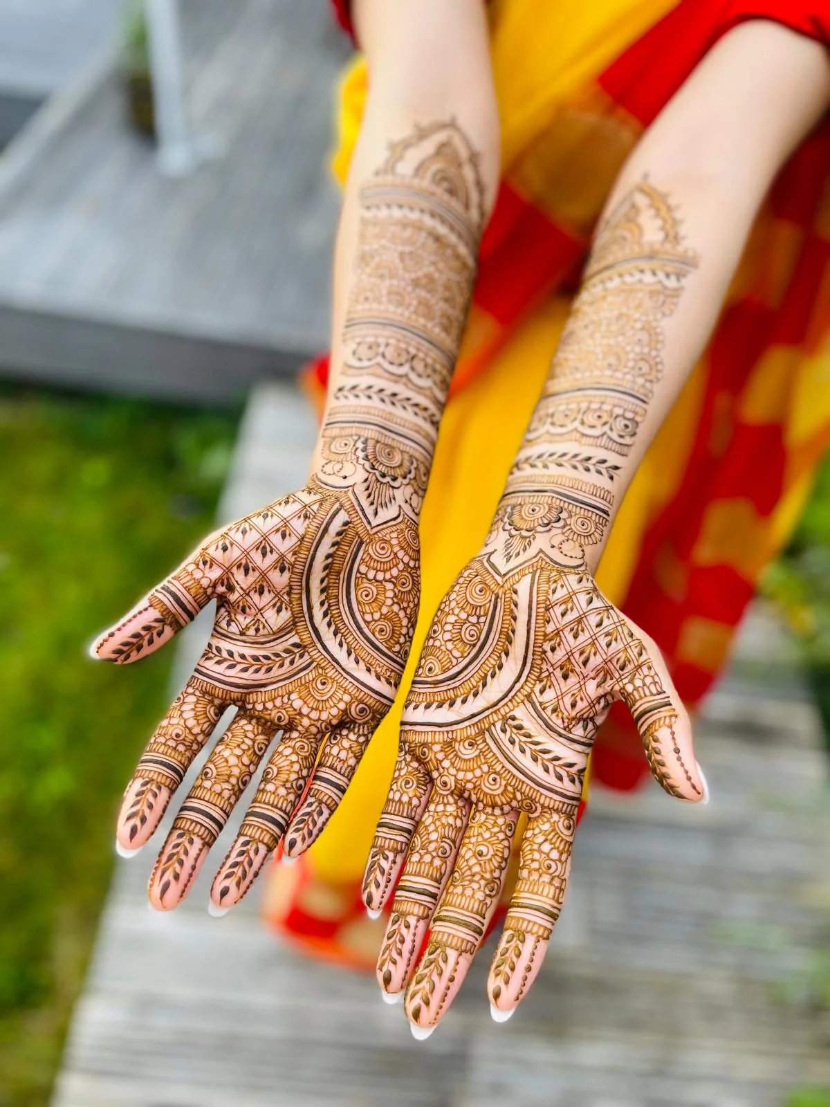 Bridal henna design 10 of 19