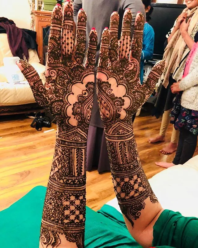 Beautiful intricate bridal design