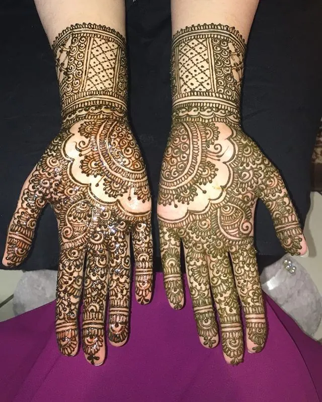 Samina bridal henna design