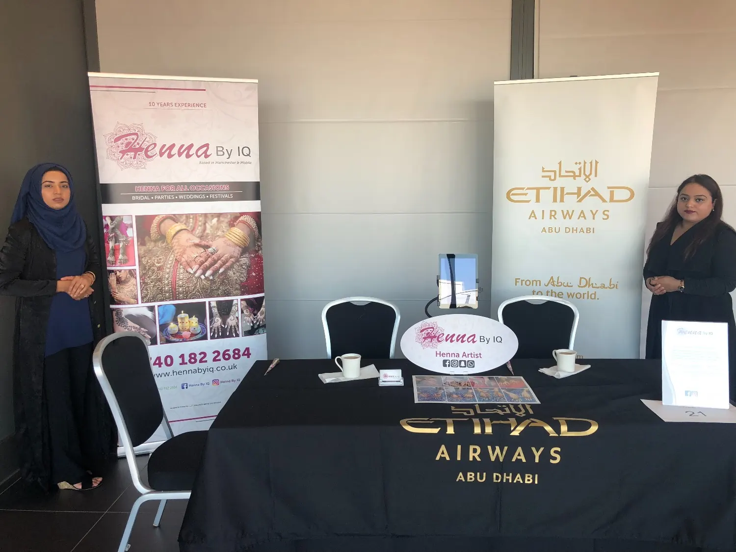 Corporate event henna