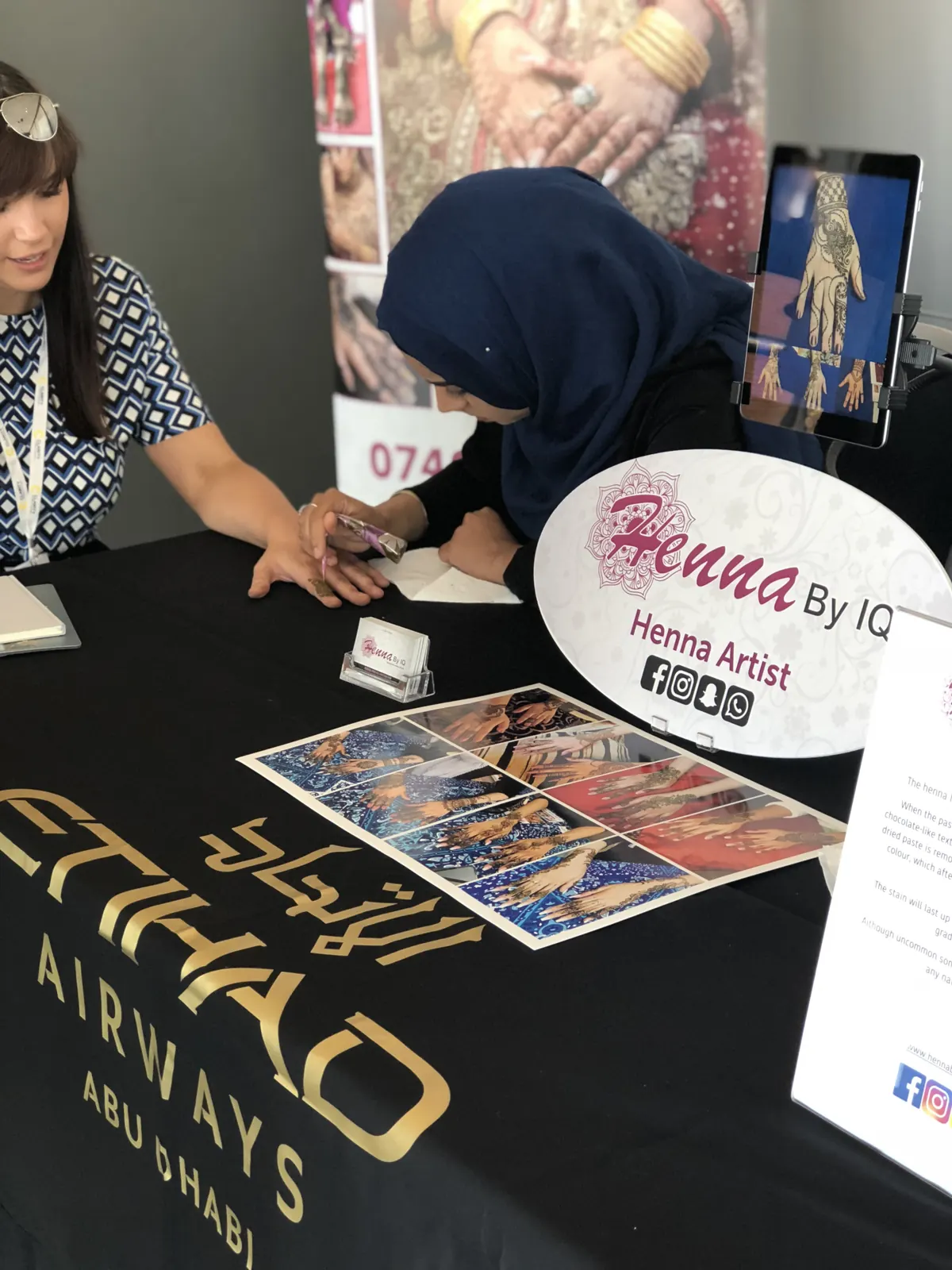 Corporate henna service
