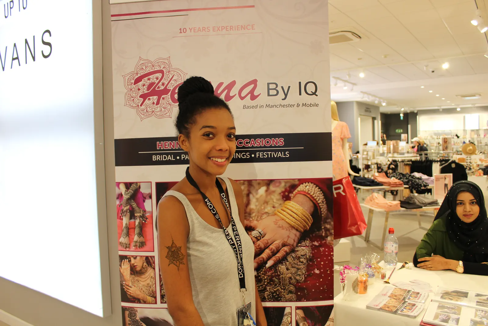 Dorothy Perkins store henna event