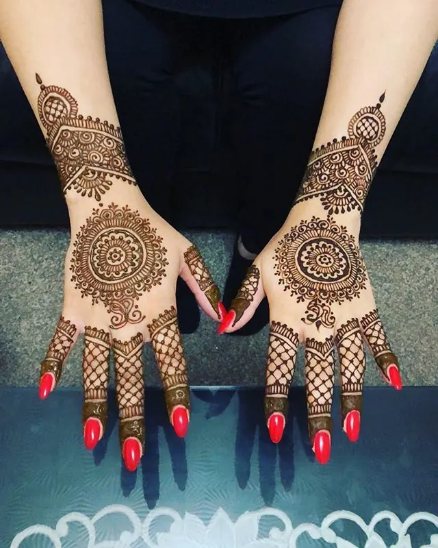 Bridesmaid mehndi design