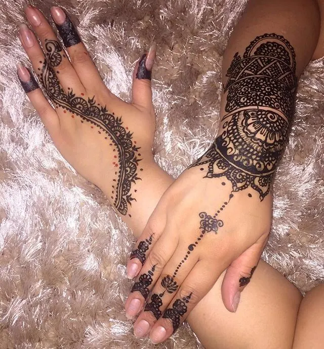 Eid client henna design 2